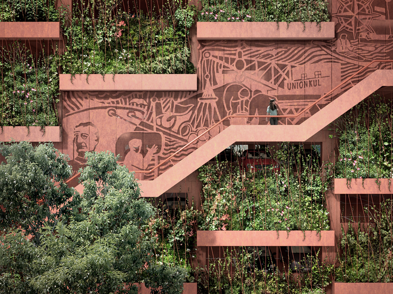 Illustration for article titled A Plan To Turn Your Local Parking Garage Into Your Local Playground